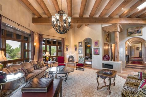 Adobe Style Estates In Santa Fe Home Santa Fe