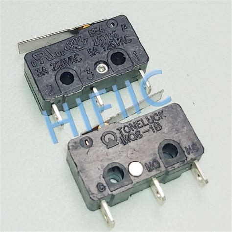 1pcs5pcs Toneluck Mqs 1s Micro Switch 3 Pins 5a 125vac 3a 250vac With