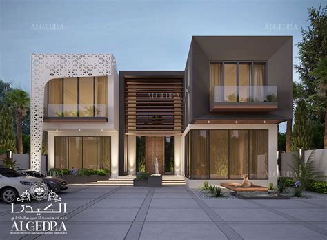 Contemporary Villa Design In Dubai Algedra Design Archinect