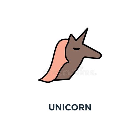 Unicorn Icon Symbol Of Mythical Animal Representing The Statistical