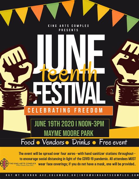 Juneteenth Festival Celebrating Freedom King Arts Complex