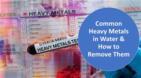 Common Heavy Metals In Water And How To Remove Them