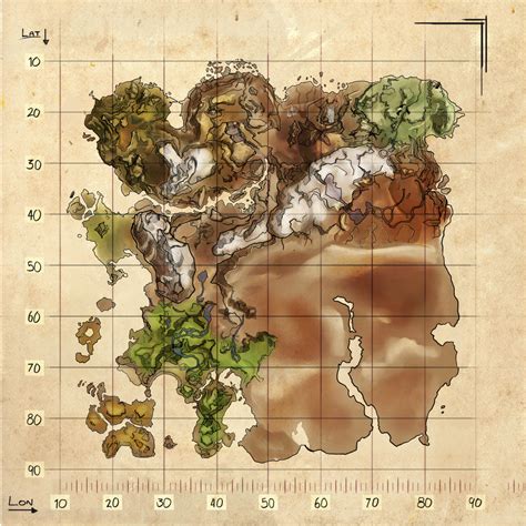 Ragnarok2 > game info > world map. Spawn Map (Ragnarok) - Official ARK: Survival Evolved Wiki