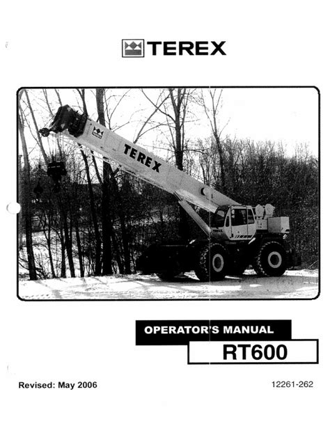 Terex Rt665 Operators Manual Pdf