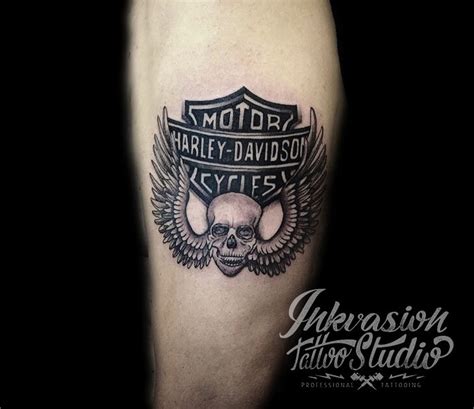 Aggregate 65 Harley Davidson Skull Tattoos Super Hot Thtantai2