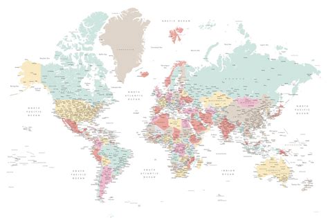 World Maps With Cities