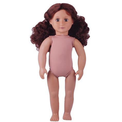 High Quality 18inch American Dolls Handmade Cloth Body Doll Toys Play