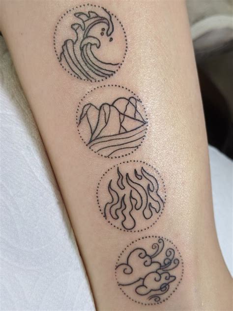 The Four Elements Elements Tattoo Avatar Tattoo Atla Tattoo