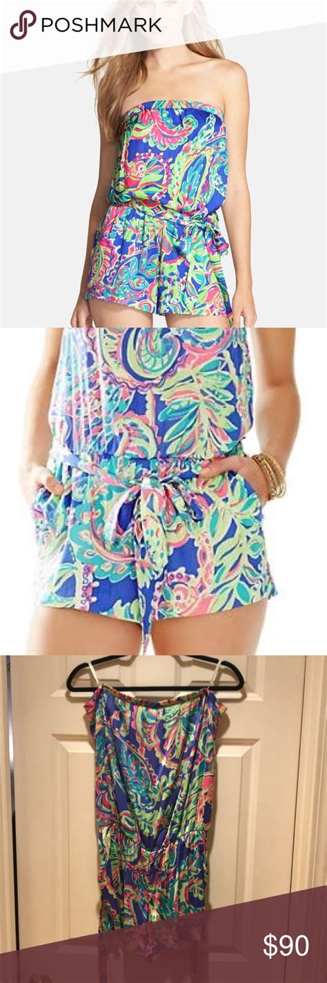 Lilly Pulitzer Nwt Strapless Romper Strapless Romper Lilly Pulitzer