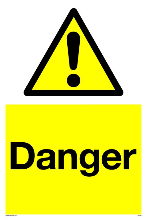 General Danger Sign From Safety Sign Supplies