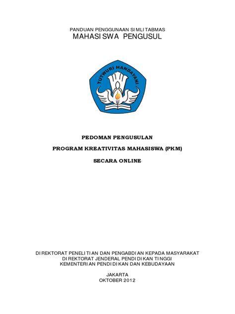 Biasanya baru dipertimbangkan setelah strategi 3. panduan online pengusul mahasiswa PKM 2015.pdf