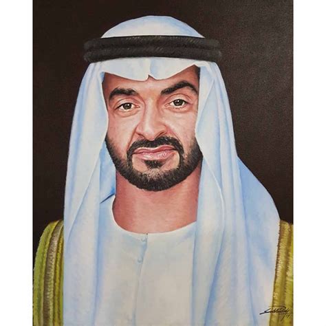 Portrait Of Sheikh Zayed Bin Sultan Al Nahyan Monda Gallery