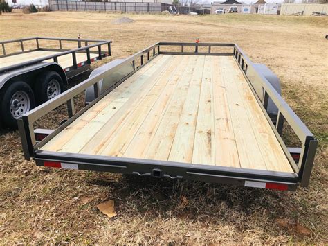20 Ft X 83 Hd Utility Trailer With Brakes And Slide In Ramps Big