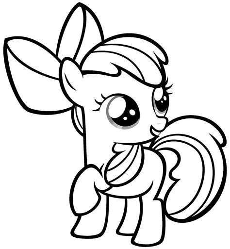 My Little Pony Baby Coloring Page My Little Pony Coloring Pages
