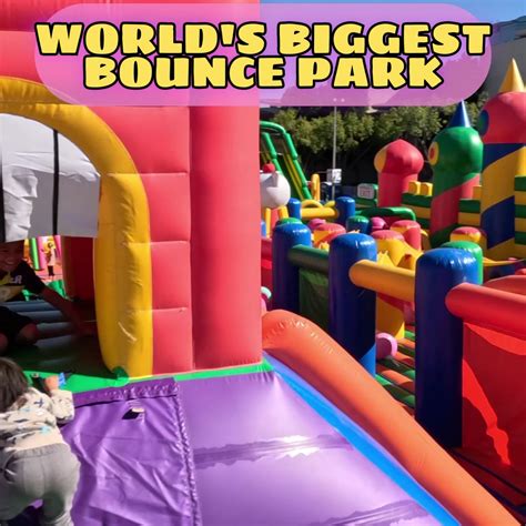 Funbox The Worlds Biggest Bounce Park Is Coming To