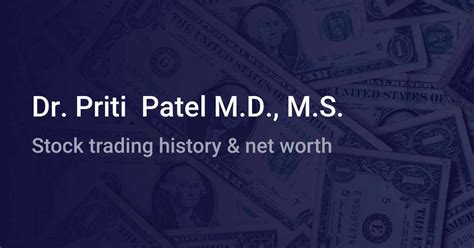 Dr Priti Patel Md Ms Net Worth 2023 Wallmine