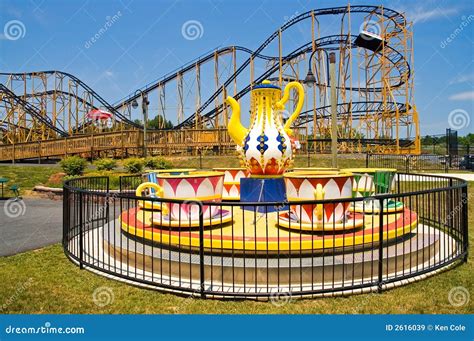 Amusement Park Rides Stock Image Image Of Entertainment 2616039