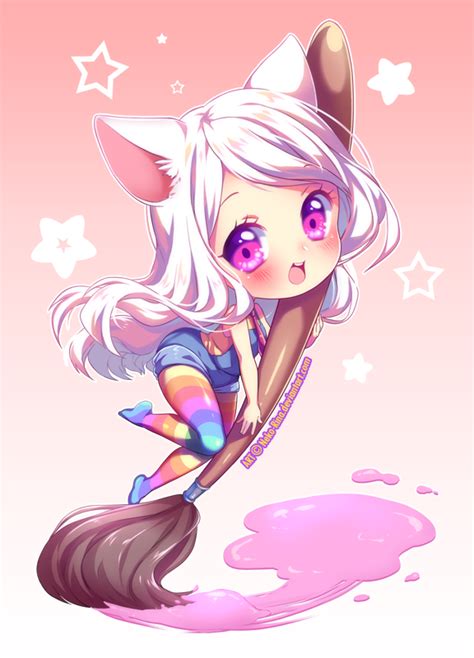 Detailed Chibi Commission For Lunadeerest Thank You Commissions Are Open ♦ ♦ ♦ Manga Kawaii
