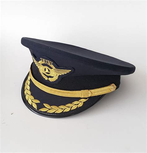 Reserved Vintage Pilot Hat Airline Pilot Hat Collectible Captain Hat