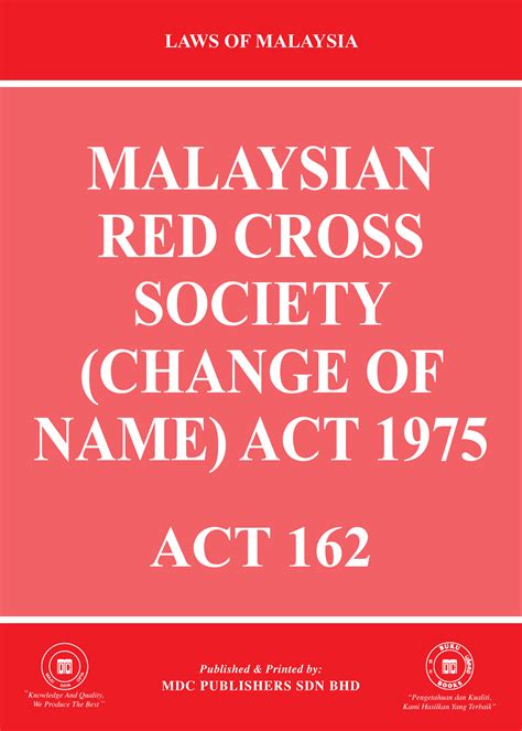 The former pm has now paid 7 million ringgit in bail across his various court cases. Laws of Malaysia :: Malaysian Red Cross Society (Change Of ...