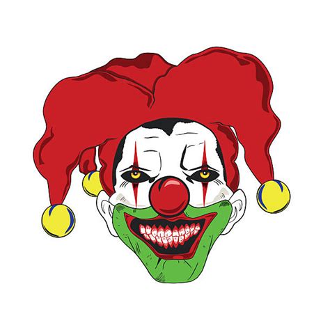 best scary clown illustrations royalty free vector graphics and clip art istock