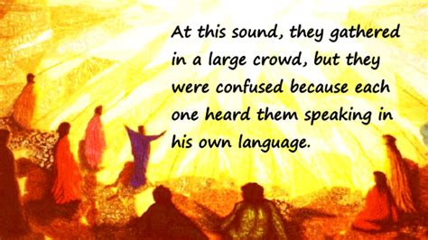 Pentecost sunday is a religious holiday observed on the 50th day after easter in memory of the jewish pentecost which took place fifty days after passover. Pentecost Sunday Day Mass, First Reading for June 4, 2017 ...