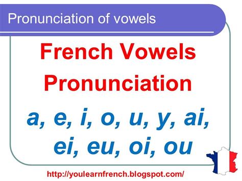 French Lesson 124 Pronunciation Of Vowels Ai Ei Eu Oi Ou Semi Vowels