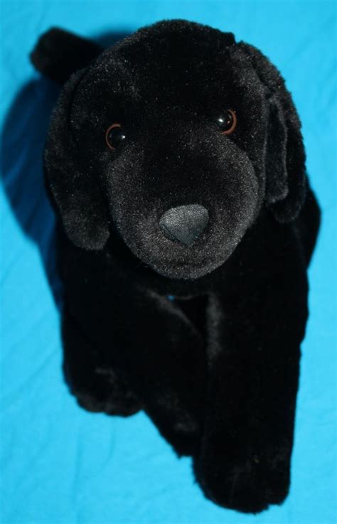 Kids Preferred Dog Black Plush Lab 2000 Stuffed Animal Labrador