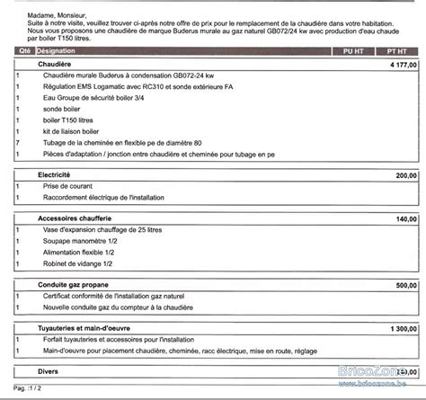 Votre demande de remplacement de chaudière est transmise instantanément à un de nos partenaires qualifié et formé, proche de. Avis devis chaudière gaz + boiler