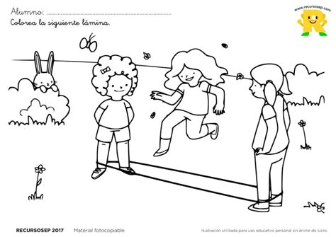 Láminas para colorear: Juegos tradicionales en 2021 | Juegos