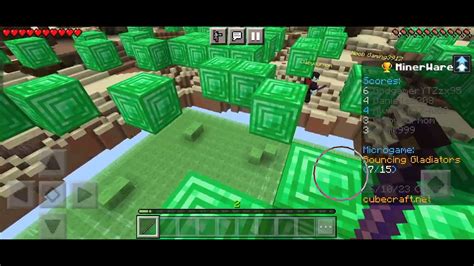 Minecraft Gameplay Cubecraft Minerware Server Youtube