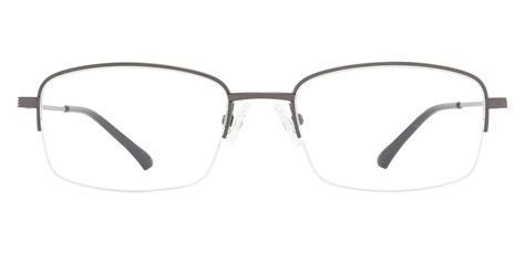 Lima Rectangle Prescription Glasses Gray Mens Eyeglasses Payne