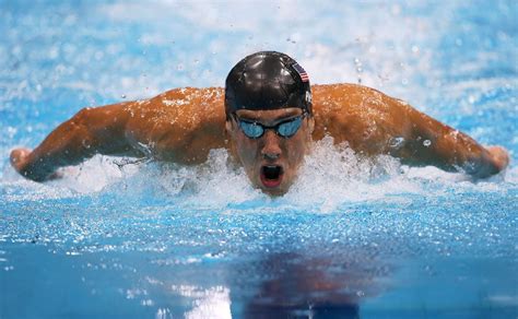 Trials for the 2004 summer olympics, he broke his own world ag. 15 gold, 2 silver and 2 bronze: That's Michael Phelps for ...