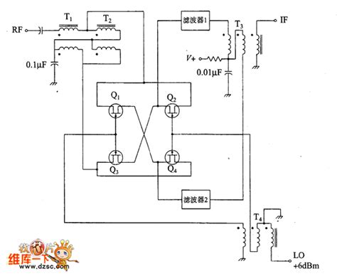 Jfet Double Balanced Mixer Circuit 555circuit Circuit Diagram