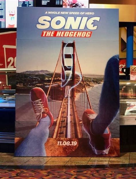 New Sonic The Hedgehog Poster Proves Sonic Has The Best Thigh Gap