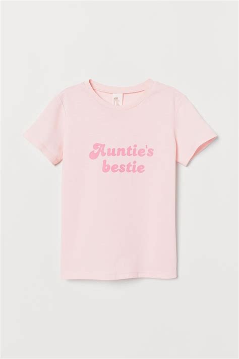 Cotton T Shirt Light Pink Kids Handm Us