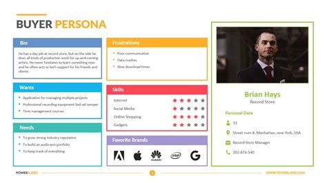 Buyer Persona Template Download And Edit Powerslides