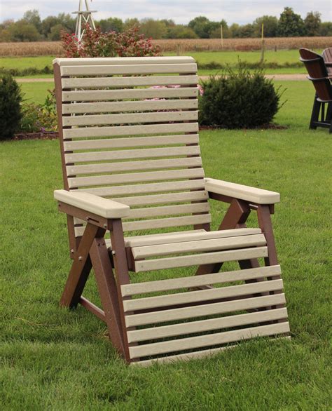 Poly Rollback Reclining Chair From Dutchcrafters Amish Furniture