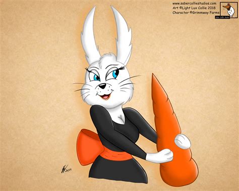 bunny luv carrots mascot — weasyl