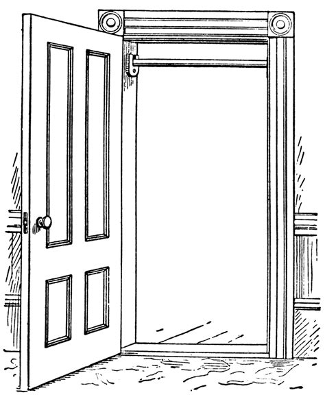 Free Door Clipart Black And White Download Free Door Clipart Black And