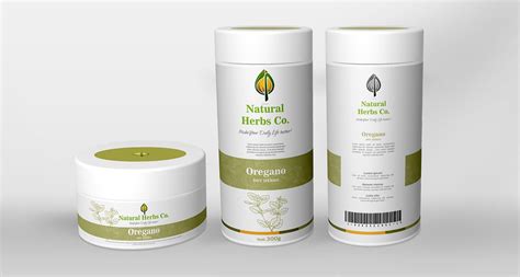 Packaging Design By Microz For Organic Herbs And Spices Container