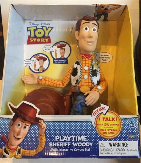 Disney Toy Story 3 Talking Playtime Sheriff Woody Doll New In Box See Pics 1932128865