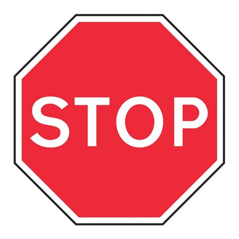 Red Uk Stop Sign Buy Online Free Delivery