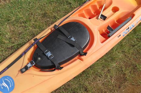 Ocean Kayak Scupper Pro Orange Single 1 Person Kayak Rudder Foot Track
