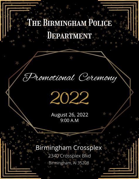 Media Release 175 Bpd Promotional Ceremony Birmingham Police Department