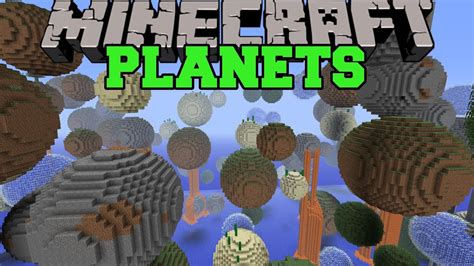 Minecraft Planet Mod Tons Of Mini Planets To Explore Mod Showcase
