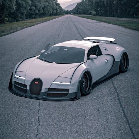 Bugatti Veyron Veyround Has Widebody Cyberpunk Jdm Makeover