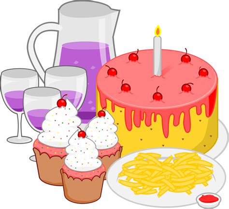 Image For Free Birthday Party Celebration High Resolution Clip Art