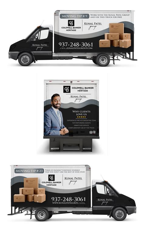 Real Estate Moving Truck Wrap 24 Car Wrap Designs For A Business In