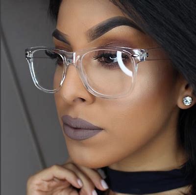 Crystal See Trough Square Clear Frames Kylie Clear Women Eyeglasses Gafas Ebay Eyeglasses